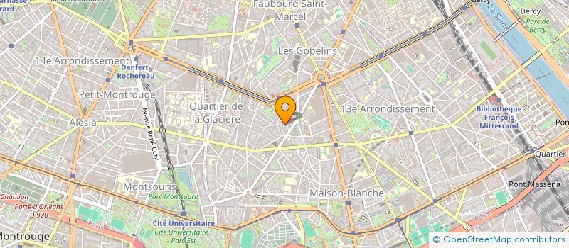 localisation de l'entreprise SYND COPR 5 RUE DE LA BUTTE AUX CAILLES 75013 PARIS  PARIS