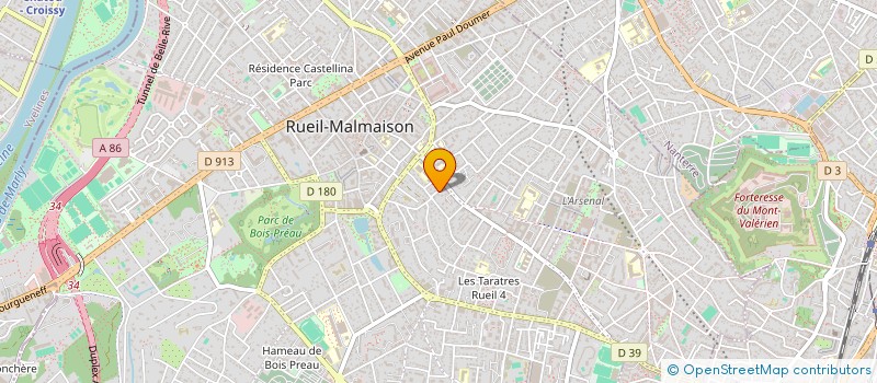 localisation de l'entreprise SYND COPR 5 RUE F NICOLAS PHILIBERT 92 R à RUEIL-MALMAISON