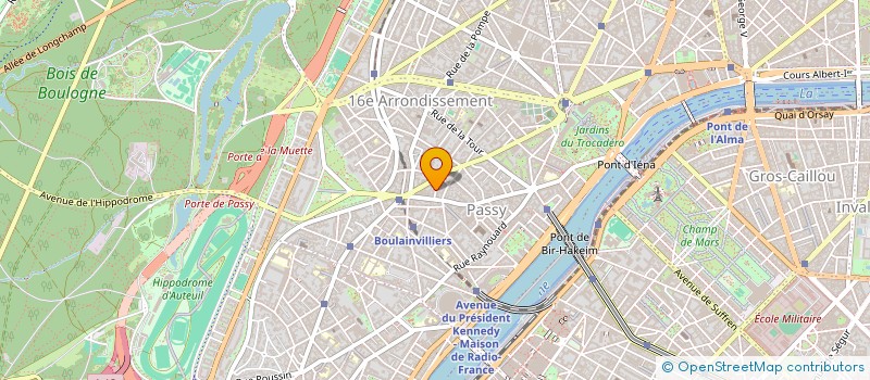 localisation de l'entreprise SYND.COPR. 5 RUE GUICHARD 75016 PARIS RE  PARIS