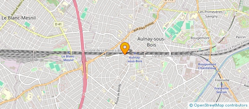 localisation de l'entreprise SYND.COPR. 5 RUE JULIEN MIRA 93 AULNAY à AULNAY-SOUS-BOIS