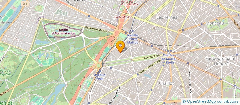 localisation de l'entreprise SYND.COPR. 5 RUE MARBEAU 75016  PARIS RE  PARIS