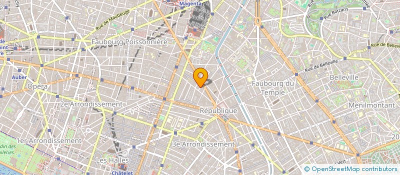 localisation de l'entreprise SYND.COPR. 5 RUE PIERRE CHAUSSON 75010 P  PARIS