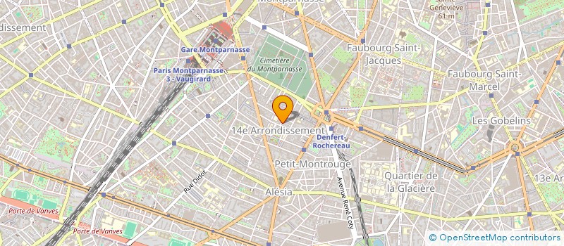 localisation de l'entreprise SYND COPR 5 RUE SIVEL 75014 PARIS  PARIS