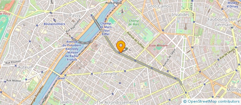 localisation de l'entreprise SYND.COPR. 5 VILLA GRENELLE     PARIS 15  PARIS