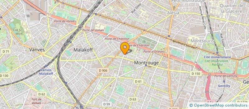 localisation de l'entreprise SYND.COPR. 5 VLA LEBLANC        MONTROUG  MONTROUGE