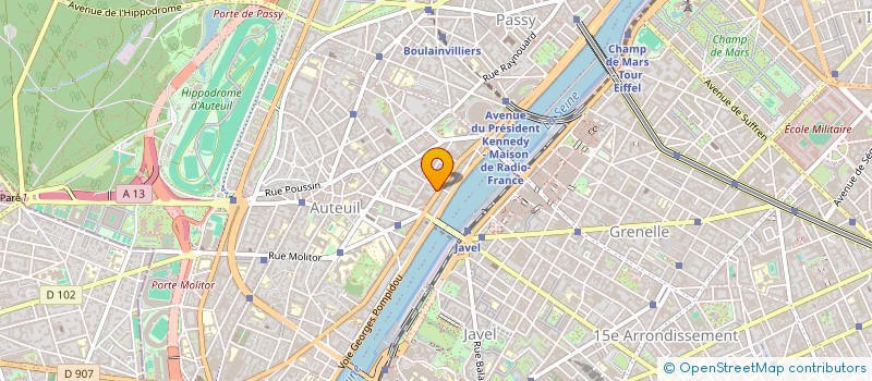 localisation de l'entreprise SYND.COPR. 50 AV DE VERSAILLES  75016 PA  PARIS