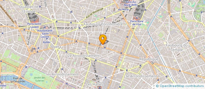 localisation de l'entreprise SYND.COPR. 50 RUE DE RIVOLI PARIS 4 REP  PARIS