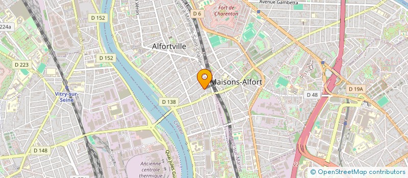 localisation de l'entreprise SYND.COPR. 50 RUE DES CAMELIAS  ALFORTVILLE