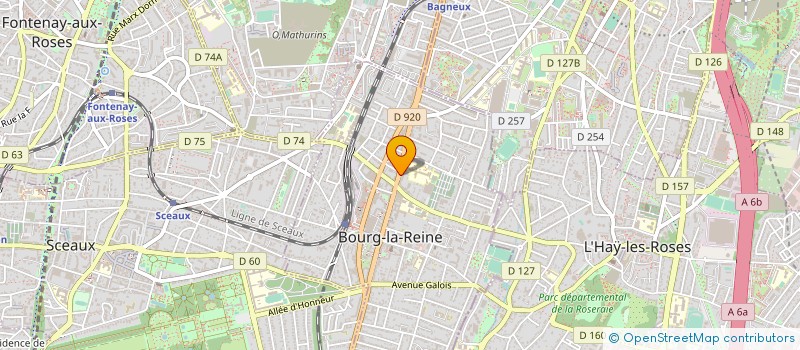 localisation de l'entreprise SYND.COPR. 51 BIS AV DU GENERAL LECLERC à BOURG-LA-REINE