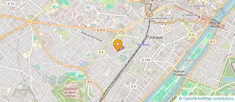 localisation de l'entreprise SYND COPR 52 54 RUE DES BAS ROGERS 92800 PUTEAUX  PUTEAUX