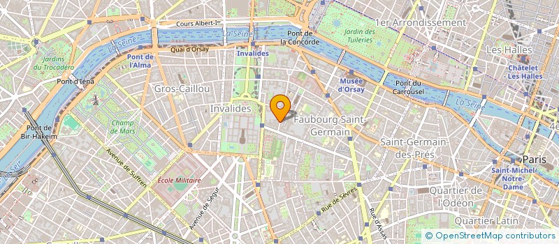 localisation de l'entreprise SYND.COPR. 52 RUE DE BOURGOGNE  75007 PA  PARIS