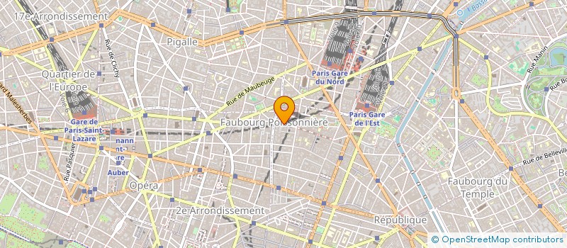 localisation de l'entreprise SYND.COPR. 52 RUE DE PARADIS    75010 PA  PARIS