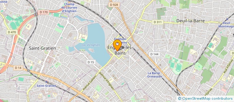 localisation de l'entreprise SYND COPR 52 RUE GENERAL DE GAULLE  ENGHIEN-LES-BAINS