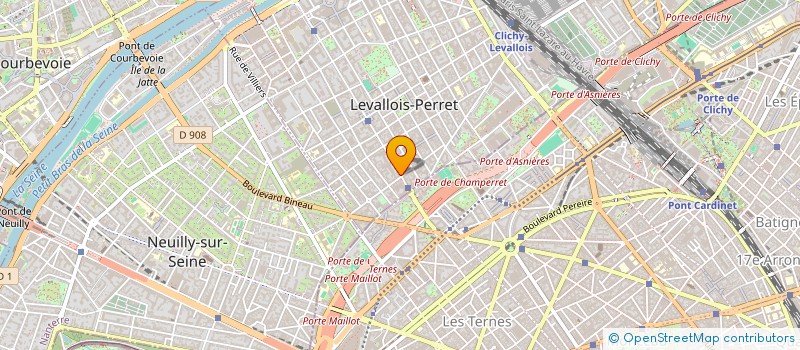 localisation de l'entreprise SYND.COPR. 52 RUE MARJOLIN LEVALLOI à LEVALLOIS-PERRET