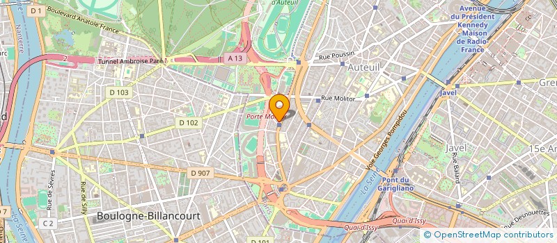 localisation de l'entreprise SYND COPR 52 RUE MURAT 75116  PARIS