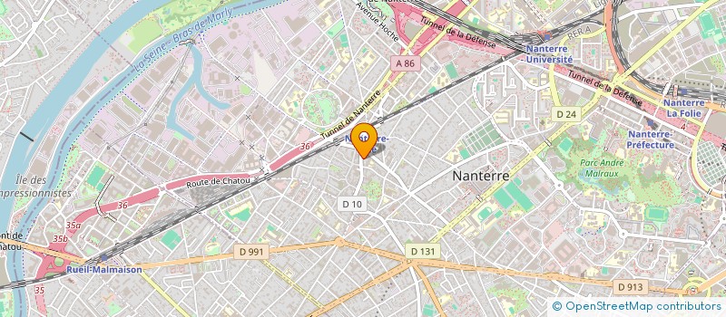 localisation de l'entreprise SYND.COPR. 54 AU 58 RUE MAURICE THOREZ 9  NANTERRE