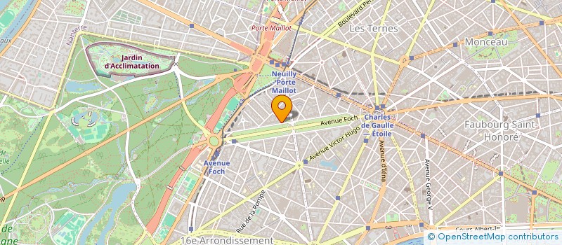 localisation de l'entreprise SYND.COPR. 54 AV FOCH           75016 PA  PARIS