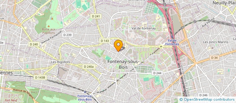localisation de l'entreprise SYND.COPR.54 RUE SAINT GERMAIN à FONTENAY-SOUS-BOIS