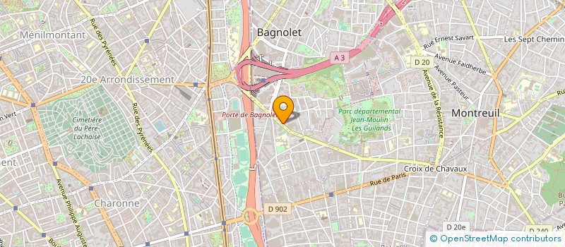 localisation de l'entreprise SYND COPR 55 AV DE LA REPUBLIQUE 93 BAGN à BAGNOLET