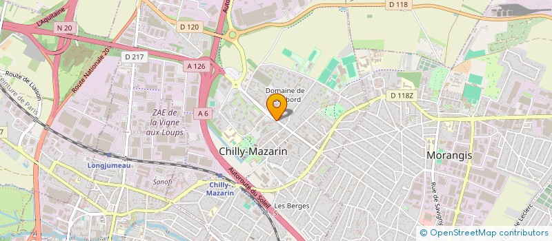 localisation de l'entreprise SYND COPR 55 AV MAZARIN 91 CHILLY MAZARI à CHILLY-MAZARIN
