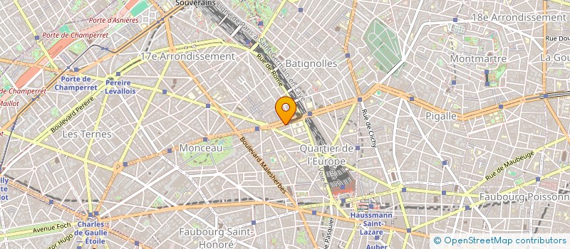 localisation de l'entreprise SYND.COPR. 55 BD DES BATIGNOLLES 75008 P  PARIS