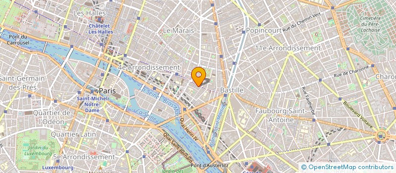 localisation de l'entreprise SYND.COPR. 55 RUE SAINT ANTOINE PARIS 4  PARIS