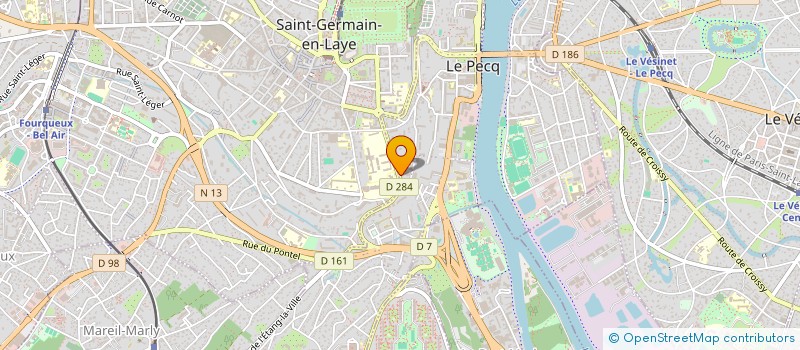 localisation de l'entreprise SYND.COPR. 56 AV DU GENERAL     LECLERC  LE PECQ