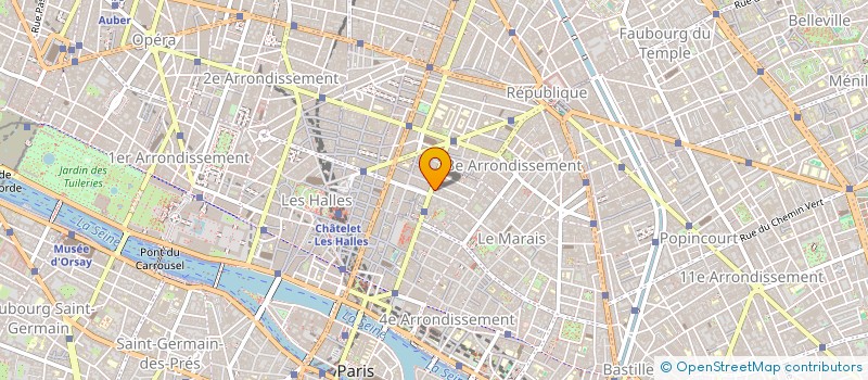 localisation de l'entreprise SYND.COPR. 56 R BEAUBOURG 75003 PARIS RE  PARIS