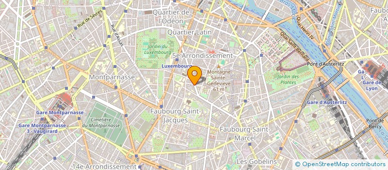 localisation de l'entreprise SYND COPR 56 R GAY LUSSAC PARIS 5  PARIS
