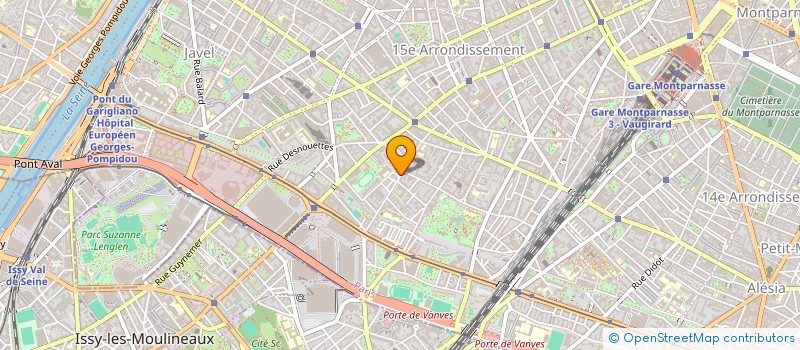 localisation de l'entreprise SYND COPR 56 R O DE SERRES 75015  PARIS