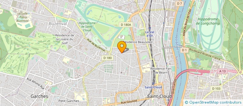 localisation de l'entreprise SYND COPR 56 RUE H. REGNAULT 92 ST CLOUD à SAINT-CLOUD