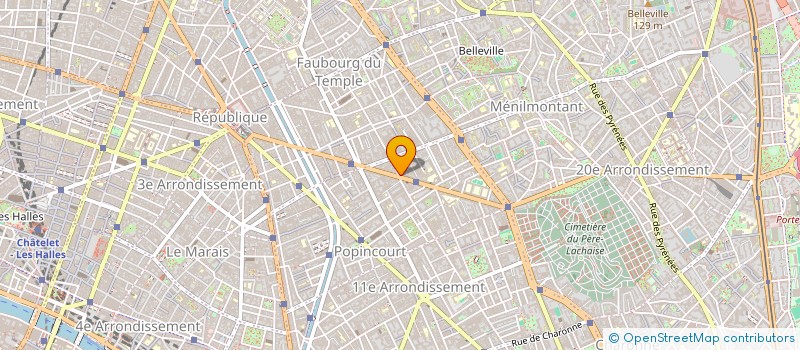 localisation de l'entreprise SYND COPR 57 AV DE LA REPUBLIQUE  PARIS