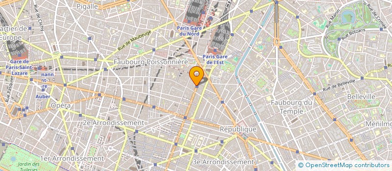 localisation de l'entreprise SYND.COPR. 57 BD DE STRASBOURG   75010 P  PARIS