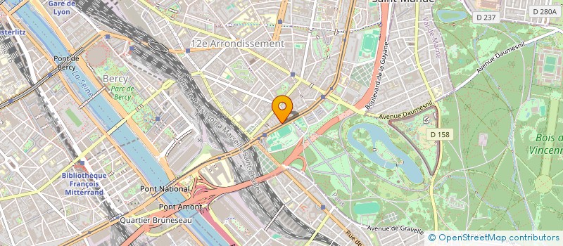 localisation de l'entreprise SYND.COPR. 57 BD PONIATOWSKI    75012 PA  PARIS