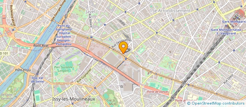 localisation de l'entreprise SYND.COPR. 57 BD VICTOR PARIS 15 REP PAR  PARIS