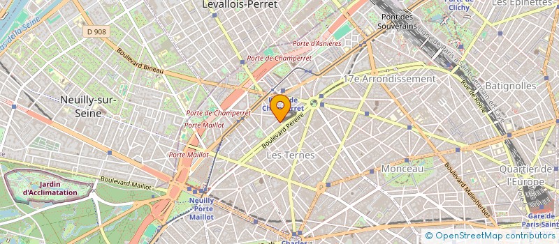 localisation de l'entreprise SYND.COPR. 57 RUE LAUGIER PARIS 17 REP P  PARIS