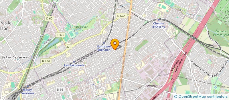 localisation de l'entreprise SYND.COPR. 58 60 RUE DES MURES  92 ANTON à ANTONY