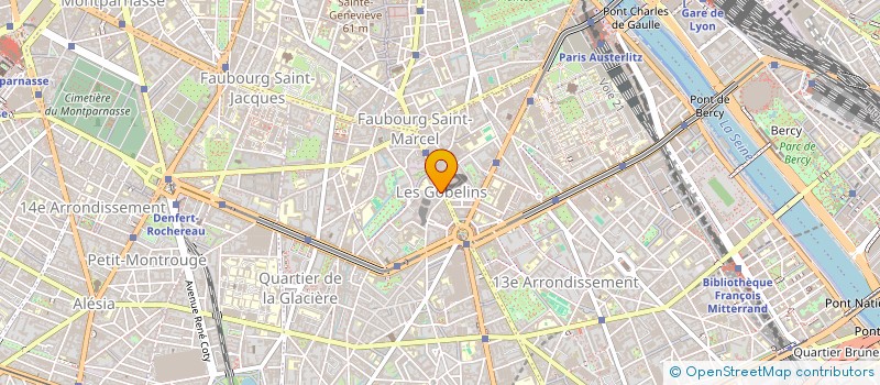 localisation de l'entreprise SYND.COPR. 58 AV DES GOBELINS   75013 PA  PARIS