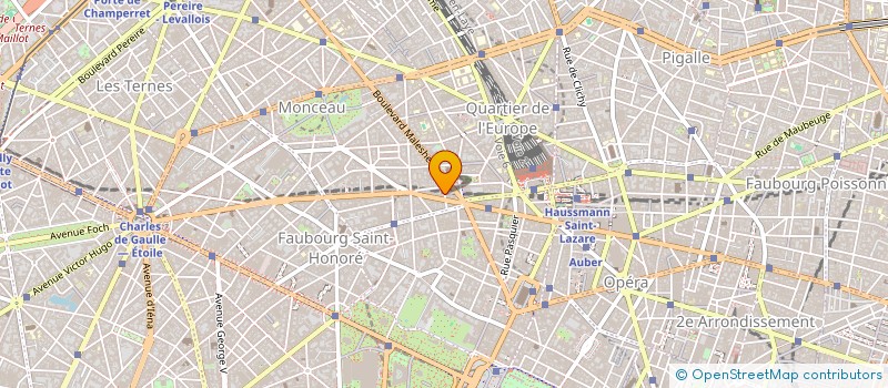 localisation de l'entreprise SYND.COPR. 58 RUE DE LONDRES PARIS 8 REP  PARIS