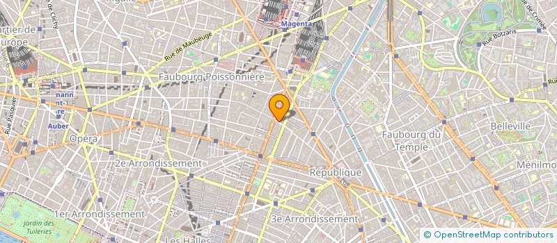 localisation de l'entreprise SYND.COPR. 58 RUE DU CHATEAU D  EAU PARI  PARIS