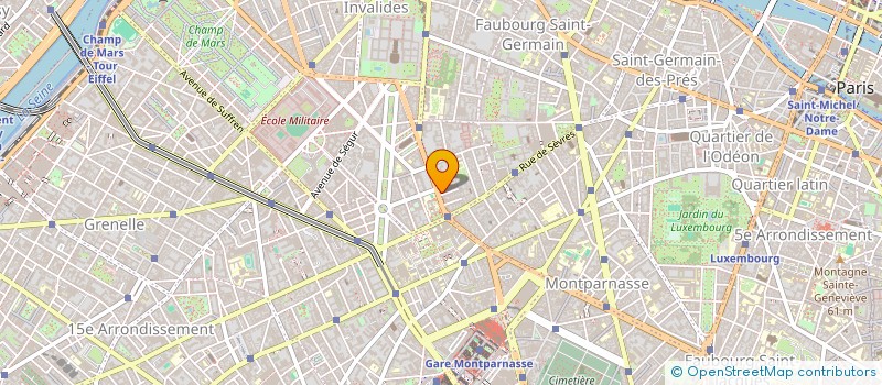 localisation de l'entreprise SYND.COPR. 59 BD DES INVALIDES  75007 PA  PARIS