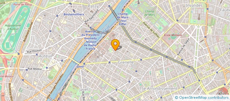 localisation de l'entreprise SYND.COPR. 59 RUE SAINT CHARLES PARIS 15  PARIS