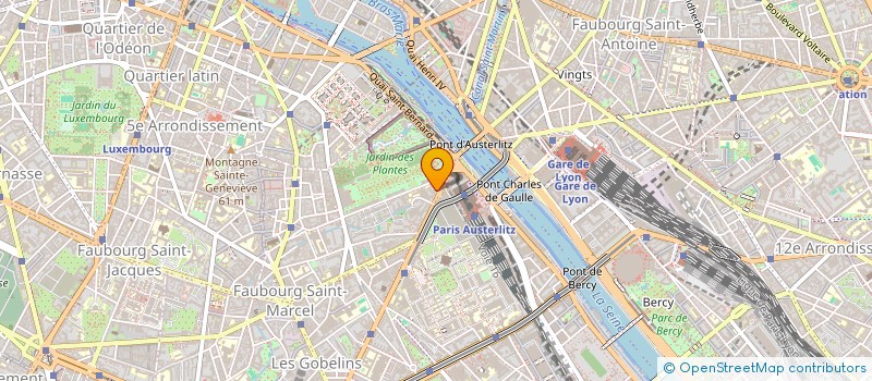 localisation de l'entreprise SYND.COPR. 5B 7 RUE BUFFON 8 BD DE L'HOP  PARIS