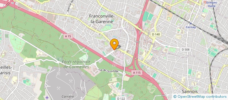 localisation de l'entreprise SYND.COPR. 6-8 RUE DU RELAIS 95 FRANC  FRANCONVILLE