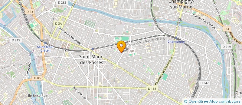 localisation de l'entreprise SYND.COPR. 6 AV DE CLUNY 94 ST  MAUR DES à SAINT-MAUR-DES-FOSSES