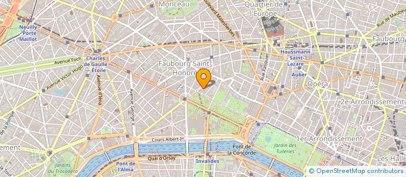 localisation de l'entreprise SYND.COPR. 6 AV MATIGNON 75008  PARIS RE  PARIS
