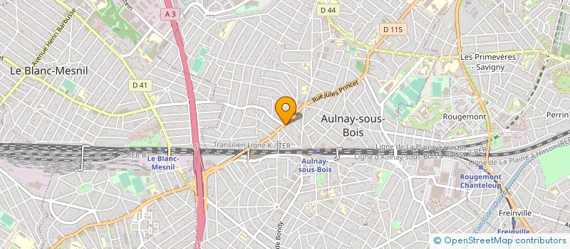localisation de l'entreprise SYND.COPR. 6 BD GALLIENI 93 AULNAY S à AULNAY-SOUS-BOIS