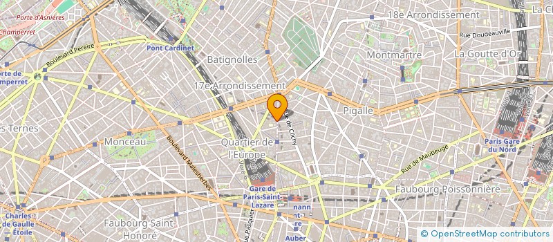 localisation de l'entreprise SYND.COPR. 6 BIS RUE DE FOURCROY 75017 P  PARIS