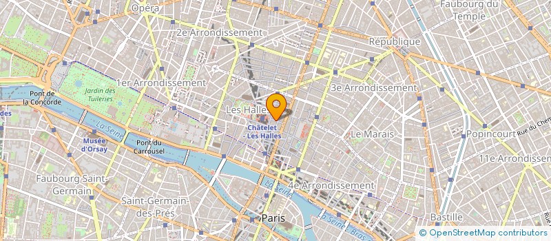localisation de l'entreprise SYND.COPR. 6 R DE LA COSSONNERIE 75001 P à PARIS