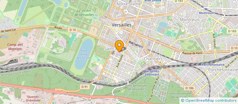 localisation de l'entreprise SYND COPR 6 R TOURNELLES VERSAILLES à VERSAILLES